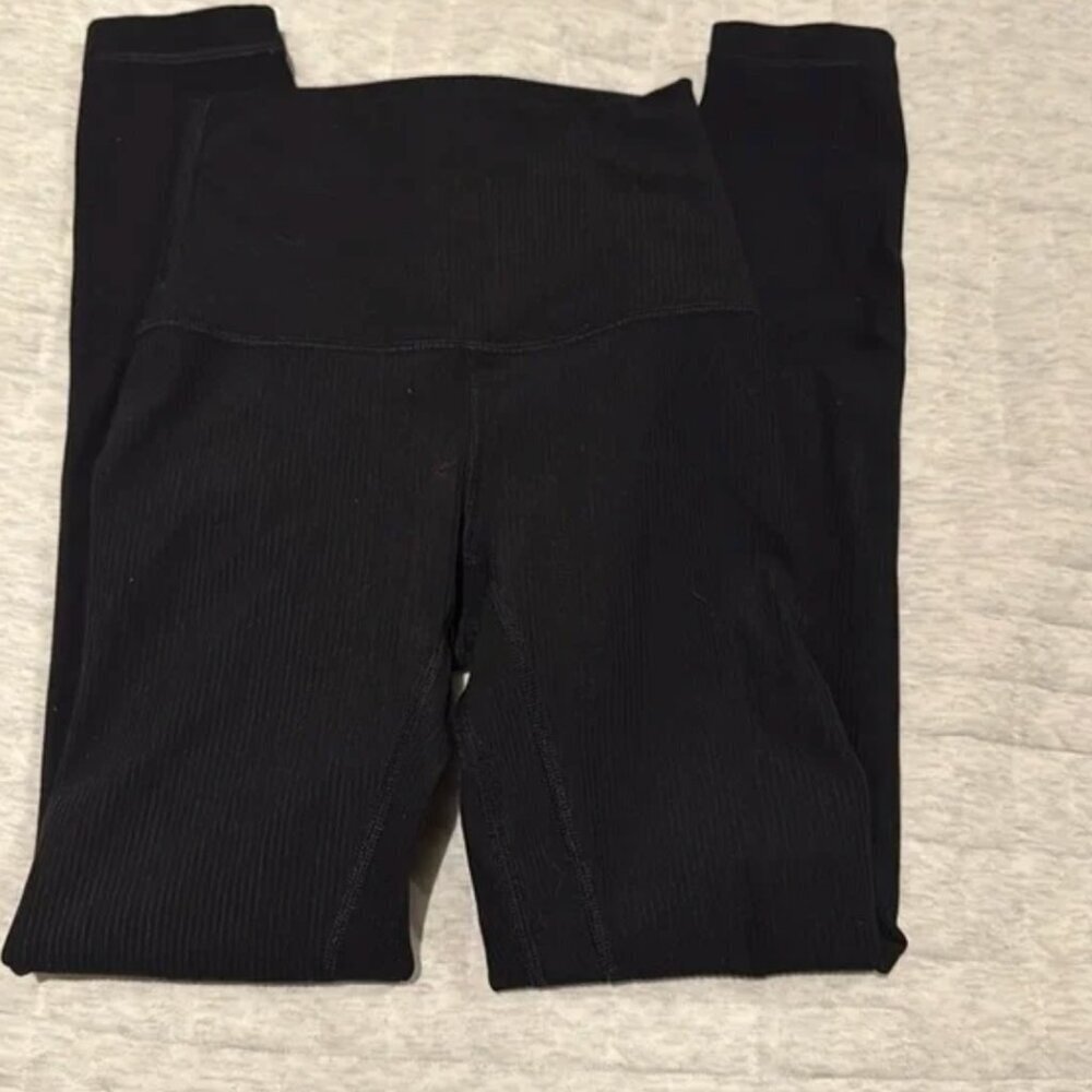 Lululemon Align Ribbed High-Rise Pant 25" 0 FLAWS